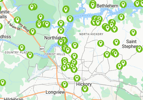 MLS Map Search &copy; Lake Hickory Realty, LLC